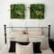 20" Framed Queensland Rainforest Artificial Living Wall Art Panel